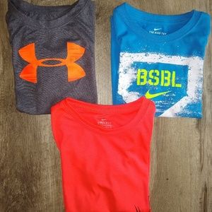 🙊Lot of 3 Boys Dri-fit Tees🙊